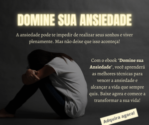 A ansiedade é um transtorno incapacitante que afeta muitas pessoas em todo o mundo. Se você está procurando soluções práticas para controlar seus sintomas e lidar com a ansiedade, o livro eletrônico "Domine a sua Ansiedade" pode ser a resposta para você. Neste guia completo, você aprenderá passo a passo técnicas práticas para gerenciar seus sintomas e alcançar uma vida mais tranquila e equilibrada.