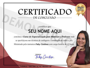 Curso de especialização em cutilagem para manicure e pedicure, válido para iniciantes e manicures com dificuldades ou em busca de aperfeiçoamento na profissão.