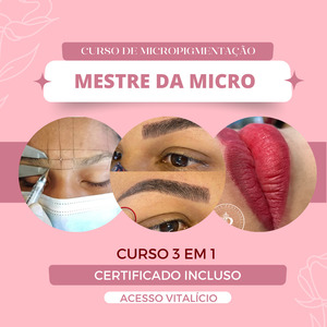 Como funciona o Mestre da Micropigmentação 2.0? O Curso Mestre da Micropigmentação 2.0 é a solução definitiva para os Micropigmentadores. Com um conteúdo abrangente que engloba desde os fundamentos básicos até técnicas avançadas como Microblading, Shadow, Shadow Line, Ombré Shadow, fio a fio, colorimetria, design e muito mais, este curso oferece tudo o que você precisa para se tornar um especialista na área. Com mais de 500 alunos formados até o momento, o Curso Mestre da Micropigmentação 2.0 é ministrado de forma 100% online, garantindo flexibilidade e conveniência aos participantes. Cada detalhe do treinamento foi cuidadosamente planejado para atender às necessidades daqueles que desejam alcançar resultados satisfatórios na micropigmentação e serem devidamente remunerados por seu trabalho. O Mestre da Micropigmentação 2.0 vale a pena? Sim, o Mestre da Micropigmentação 2.0 vale a pena, se você busca se destacar como micropigmentador e alavancar suas vendas de forma segura e eficiente, esse curso é a escolha perfeita. Com um conteúdo abrangente, metodologia online e comprovado histórico de sucesso, este curso oferece tudo o que você precisa para se tornar um especialista e alcançar o sucesso profissional na área da micropigmentação.