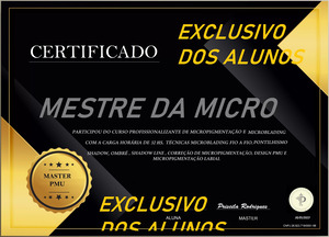 Como funciona o Mestre da Micropigmentação 2.0? O Curso Mestre da Micropigmentação 2.0 é a solução definitiva para os Micropigmentadores. Com um conteúdo abrangente que engloba desde os fundamentos básicos até técnicas avançadas como Microblading, Shadow, Shadow Line, Ombré Shadow, fio a fio, colorimetria, design e muito mais, este curso oferece tudo o que você precisa para se tornar um especialista na área. Com mais de 500 alunos formados até o momento, o Curso Mestre da Micropigmentação 2.0 é ministrado de forma 100% online, garantindo flexibilidade e conveniência aos participantes. Cada detalhe do treinamento foi cuidadosamente planejado para atender às necessidades daqueles que desejam alcançar resultados satisfatórios na micropigmentação e serem devidamente remunerados por seu trabalho. O Mestre da Micropigmentação 2.0 vale a pena? Sim, o Mestre da Micropigmentação 2.0 vale a pena, se você busca se destacar como micropigmentador e alavancar suas vendas de forma segura e eficiente, é a escolha perfeita. Com um conteúdo abrangente, metodologia online e comprovado histórico de sucesso, este curso oferece tudo o que você precisa para se tornar um especialista e alcançar o sucesso profissional na área da micropigmentação.