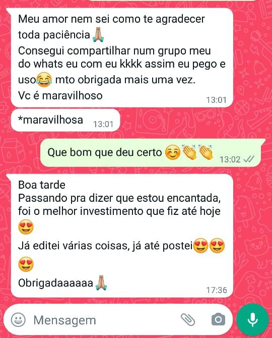 Como funciona o Pack do Studio - Estética? O Studio Feed Kit foi desenvolvido com o objetivo de simplificar a produção de conteúdo de alta qualidade para as suas redes sociais. Dessa forma, ele consiste em designs prontos e editáveis, especialmente desenvolvidos para profissionais de Estética que desejam facilidade ao realizar o marketing de seu estúdio, sem a necessidade de contratar uma equipe de Marketing! Vale a pena aprender SEO? Aqui estão alguns pontos a considerar ao avaliar se vale a pena para você: Qualidade e praticidade: O Kit oferece artes prontas e editáveis para suas redes sociais, o que pode economizar tempo e esforço na criação de conteúdo. Avalie a qualidade das artes e se elas se adequam ao estilo e identidade visual do seu estúdio. Custo-benefício: Compare o preço do Kit com o valor que você atribui à facilidade de criação de conteúdo e à economia de contratar uma equipe de Marketing. Se o Kit oferecer uma boa relação custo-benefício, considerando a qualidade e a praticidade que ele proporciona, pode ser uma opção vantajosa. Personalização: Verifique se o Kit permite personalizar as artes de acordo com as necessidades e características específicas do seu estúdio. Se você puder adaptar as artes para refletir a identidade da sua marca, isso agregará mais valor ao produto. Suporte e atualizações: Considere se o Kit oferece suporte ao cliente e se há atualizações regulares com novas artes ou recursos adicionais. Um suporte eficiente e atualizações frequentes podem garantir que o produto continue relevante e útil ao longo do tempo.