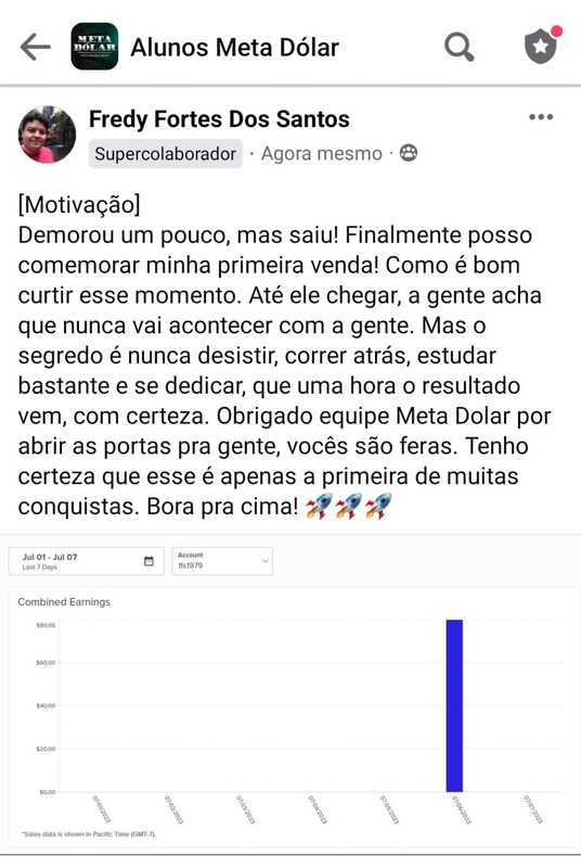 O Curso Meta Dólar Funciona? Sim, o Curso Meta Dólar funciona. O curso é um treinamento de marketing digital e de vendas online para afiliados, com ganhos em dólar. Dessa forma, o curso ensina todos os princípios para se se destacar e vender muito utilizando o marketing internacional, ele ainda entrega toda a fórmula para encontrar os produtos validados que realmente vendem e te pagam comissões altíssimas em dólar. O Curso Meta Dólar Vale a Pena? Sim, o Curso Meta Dólar vale a pena. O objetivo principal é ajudar as pessoas a obterem sua independência financeira por meio de ganhos em dólar. Além disso, o programa Meta Dólar, pretende transformar a vida de seus alunos.