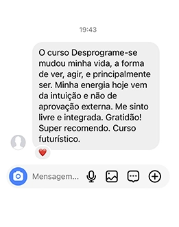 DesprogrAME-SE Funciona? Sim, DesprogrAME-SE funciona. O curso "Desprogramação de Crenças Limitantes" tem como objetivo ajudar os participantes a identificar e superar crenças limitantes que os impedem de alcançar seu pleno potencial. Ele é ministrado pela Bárbara Moreira, fundadora da escola de autoconhecimento DesprogrAME-SE. O curso é dividido em várias etapas e aborda diversos temas relacionados à desprogramação de crenças limitantes. Algumas das áreas abordadas incluem: Introdução ao universo DesprogrAMADO: Nesta seção, os participantes são introduzidos ao conceito de desprogramação e entendem por que é importante desprogramar as crenças limitantes. Matrix: O mundo das ilusões: Esta seção explora a ideia de como vivemos em um mundo de ilusões e como isso pode limitar nosso crescimento pessoal. A ficção da mente: Aqui, os participantes aprendem sobre o papel da mente na criação de problemas e na busca por soluções, bem como a importância de dominar a mente. A realidade invisível: Mundo energético: Esta seção explora o mundo energético e como as trocas energéticas afetam nossas vidas. DesprogrAME-SE Vale a Pena? Sim, DesprogrAME-SE vale a pena. Além desses tópicos principais, o curso também aborda a desprogramação em áreas específicas, como afetiva, financeira, profissional e familiar. Cada área tem suas próprias aulas dedicadas, nas quais os participantes aprendem técnicas específicas para desprogramar crenças limitantes nessas áreas. O curso é composto por mais de 50 aulas gravadas, totalizando 30 horas de conteúdo. Os participantes têm acesso ao material por 2 anos e podem assistir às aulas em seu próprio ritmo.