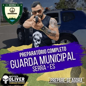 Guarda Municipal da Serra 2.0 GCM-SE Funciona? Sim, Guarda Municipal da Serra 2.0 GCM-SE funciona. O Instituto Oliver oferece um curso preparatório especializado em carreiras policiais, com suporte ao aluno 24 horas por dia, materiais atualizados e uma missão de ajudar os estudantes a alcançarem sucesso em concursos públicos para ingressarem nas carreiras policiais. Guarda Municipal da Serra 2.0 GCM-SE Vale a Pena? Sim, o Polícia Militar do Paraná 2.0 PM-PR vale a pena. Assim, a metodologia desse curso é direta, sem enrolação, e focada e no objetivo do aluno que é a aprovação. Dessa forma, no quesito custo beneficio o curso é o mais completo e acessível.