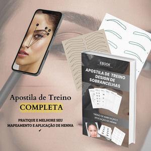 Apostila de Treino de Design de Sobrancelhas Funciona? Sim, Apostila de Treino de Design de Sobrancelhas funciona. Este material foi desenvolvido para ajudar você a alcançar melhores resultados, mesmo que esteja começando agora na área ou já tenha experiência. São exercícios práticos e fáceis de seguir, que vão te ajudar a Desenvolver sua Habilidade manual e aprimorar sua técnica. Apostila de Treino de Design de Sobrancelhas Vale a Pena? Sim, Apostila de Treino de Design de Sobrancelhas vale a pena. A Apostila de Treino Design de Sobrancelhas está no formato PDF Com 45 páginas repletas de exercícios e dicas valiosas. Você vai aprender a aperfeiçoar o seu traço, escolher o formato ideal para cada rosto e criar sobrancelhas impecáveis. Praticando as técnicas de marcação de sobrancelhas, mapeamento e aplicação de henna sem sair de casa.