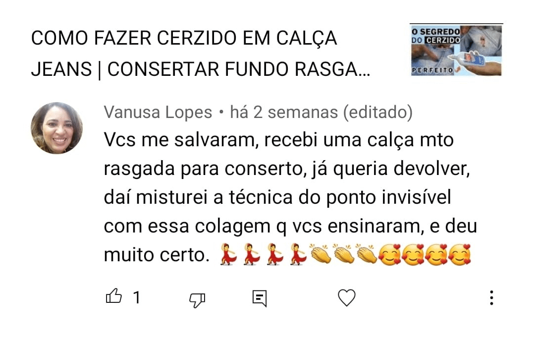 O Curso de Conserto de Roupas Funciona? Sim, o Curso de Conserto de Roupas funciona. O curso é apresentado em aulas online, que são divididas em módulos. Os módulos e aulas abordam uma variedade de tópicos relacionados a conserto de roupas. O conteúdo é organizado em passos detalhados, tornando-o acessível mesmo para iniciantes na costura. O Curso de Conserto de Roupas Vale a Pena? Sim, o Curso de Conserto de Roupas vale a pena. O objetivo principal do curso é ensinar aos alunos como realizar consertos de roupas de maneira eficiente e lucrativa. Ele abrange desde técnicas básicas até abordagens mais avançadas, incluindo dicas sobre como economizar tempo, atrair clientes e melhorar as habilidades de costura.