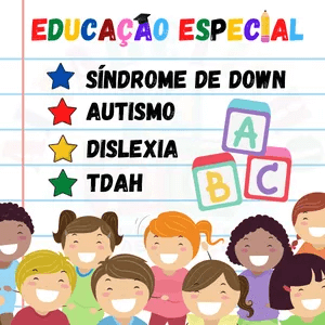 O Material de Educação Especial Funciona? Sim, o Material de Educação Especial funciona. O material oferece atividades personalizadas para crianças com diferentes necessidades de aprendizagem, incluindo Síndrome de Down, Autismo, Dislexia e TDAH. Isso ajuda a garantir que cada criança receba o suporte necessário para aprender e se desenvolver. O Material de Educação Especial Vale a Pena? Sim, o Material de Educação Especial vale a pena. São mais de 350 atividades para educação especial são lúdicas e objetivas, o que torna o aprendizado mais divertido e engajador para as crianças. Isso ajuda a manter a atenção e o interesse delas durante as atividades.