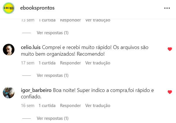 O Plataforma de Ebook's Prontos Funciona? Sim, o Plataforma de Ebook's Prontos funciona. O destaque da plataforma para desenvolvimento pessoal, melhoria de mentalidade e educação financeira sugere que ela está direcionada a pessoas que desejam aprimorar seus conhecimentos e habilidades nessas áreas. O Plataforma de Ebook's Prontos Vale a Pena? Sim, o Plataforma de Ebook's Prontos vale a pena. Os e-books são escritos por autores renomados e especialistas best-sellers em seus respectivos campos. A plataforma possui livros que são escritos pelos melhores professores e autores para fornecer conteúdo de alta qualidade.