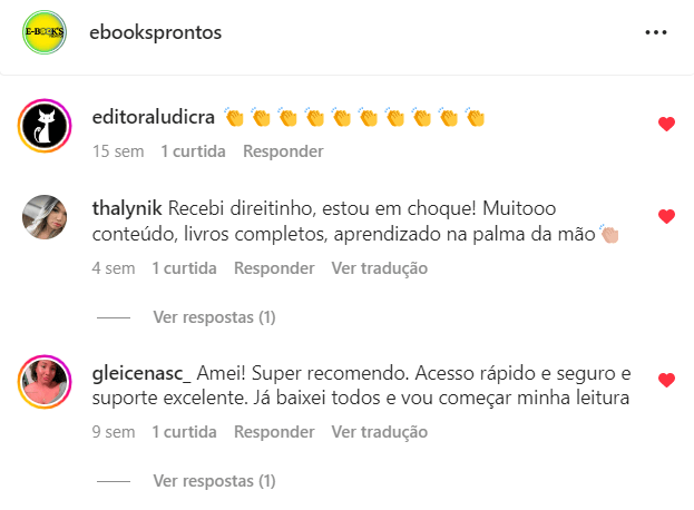 O Plataforma de Ebook's Prontos Funciona? Sim, o Plataforma de Ebook's Prontos funciona. O destaque da plataforma para desenvolvimento pessoal, melhoria de mentalidade e educação financeira sugere que ela está direcionada a pessoas que desejam aprimorar seus conhecimentos e habilidades nessas áreas. O Plataforma de Ebook's Prontos Vale a Pena? Sim, o Plataforma de Ebook's Prontos vale a pena. Os e-books são escritos por autores renomados e especialistas best-sellers em seus respectivos campos. A plataforma possui livros que são escritos pelos melhores professores e autores para fornecer conteúdo de alta qualidade.