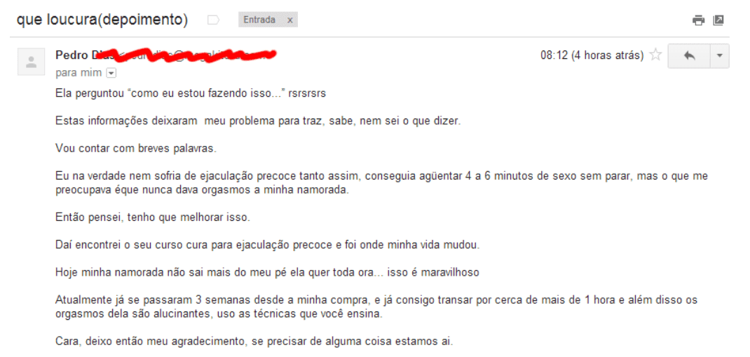 O Curso Ejaculação Dominada Funciona? Sim, o Curso Ejaculação Dominada funciona. O curso fornece técnicas e métodos naturais para controlar a ejaculação precoce, sem o uso de cirurgias, medicamentos, cremes ou bombas. O foco principal é ajudar os homens a durar mais tempo durante o sexo e proporcionar prazer às parceiras. O Curso Ejaculação Dominada Vale a Pena? Sim, o Curso Ejaculação Dominada vale a pena. O curso promove uma abordagem natural para lidar com a ejaculação precoce e melhorar a vida sexual dos homens. Para quem o Curso Ejaculação Dominada é Bom? O público-alvo do curso são homens insatisfeitos com sua vida sexual devido à ejaculação precoce. O curso pode ajudar a melhorar a autoestima, a autoconfiança e a qualidade do relacionamento.