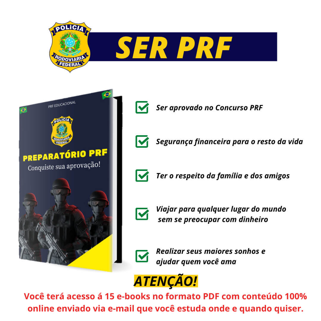 O Livro Preparatório PRF Funciona? Sim, o Livro Preparatório PRF funciona. O livro abrange uma ampla variedade de tópicos relacionados às matérias que os candidatos precisam estudar para o concurso da PRF. I sso inclui matérias como Língua Portuguesa, Raciocínio Lógico e Matemática (RLM), Informática, Física, Ética, Geopolítica, Língua Estrangeira (Inglês e Espanhol), Legislação de Trânsito, Direito Administrativo, Direito Constitucional, Direito Processual Penal, Direito Penal, Direitos Humanos e Legislação Especial. O Livro Preparatório PRF Vale a Pena? Sim, o Livro Preparatório PRF vale a pena. O material é apresentado principalmente na forma de e-books em formato PDF. Há um total de 15 e-books relacionados às diferentes matérias, além de 2 e-books de bônus. O material também inclui um certificado de conclusão.