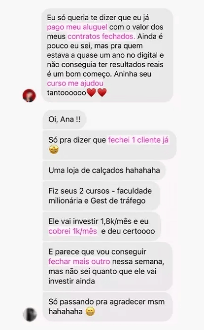 O Curso Profissão Gestora de Tráfego Funciona? Sim, o Curso Profissão Gestora de Tráfego funciona. Esse curso é um treinamento online voltado para mulheres que desejam aprender a gerenciar tráfego e anúncios em redes sociais, como Facebook Ads e Google Ads, para empresas. O Curso Profissão Gestora de Tráfego Vale a Pena? Sim, o Curso Profissão Gestora de Tráfego vale a pena. O curso parece ser dividido em módulos que abordam tópicos como Facebook Ads, estratégias de marketing, vendas, processos, injeção de caixa rápido, Google Ads e oferece bônus relacionados a funil de vendas, copywriting, design gráfico e contabilidade para infoprodutores. Para quem o Curso Profissão Gestora de Tráfego é Bom? O público-alvo parece ser mulheres que desejam construir uma carreira online de alto ganho e liberdade financeira. O curso é apresentado como uma oportunidade para mulheres comuns de todas as idades que desejam melhorar sua situação financeira.