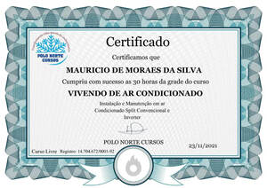 O Curso Vivendo de Ar Condicionado Funciona? Sim, o Curso Vivendo de Ar Condicionado funciona. Esse curso oferece uma oportunidade de aprender sobre manutenção, instalação e limpeza de ar-condicionado com um instrutor experiente e fornece uma variedade de recursos e suporte aos alunos, com a flexibilidade de estudar no seu próprio ritmo. O Curso Vivendo de Ar Condicionado Vale a Pena? Sim, o Curso Vivendo de Ar Condicionado vale a pena. O curso é dividido em 16 módulos, que abrangem tópicos como eletricidade, capacitores, motores ventiladores, compressores, instalação de ar split, pós-instalação, braçagem, e muito mais. Inclui um bônus exclusivo, o "Curso completo ar-condicionado split inverter," que normalmente é vendido separadamente. e ainda, oferece suporte exclusivo via WhatsApp com o professor, além de um grupo de alunos para compartilhar experiências e ajudar uns aos outros. Os participantes recebem um certificado digital válido em todo o território nacional com uma carga horária de 30 horas.