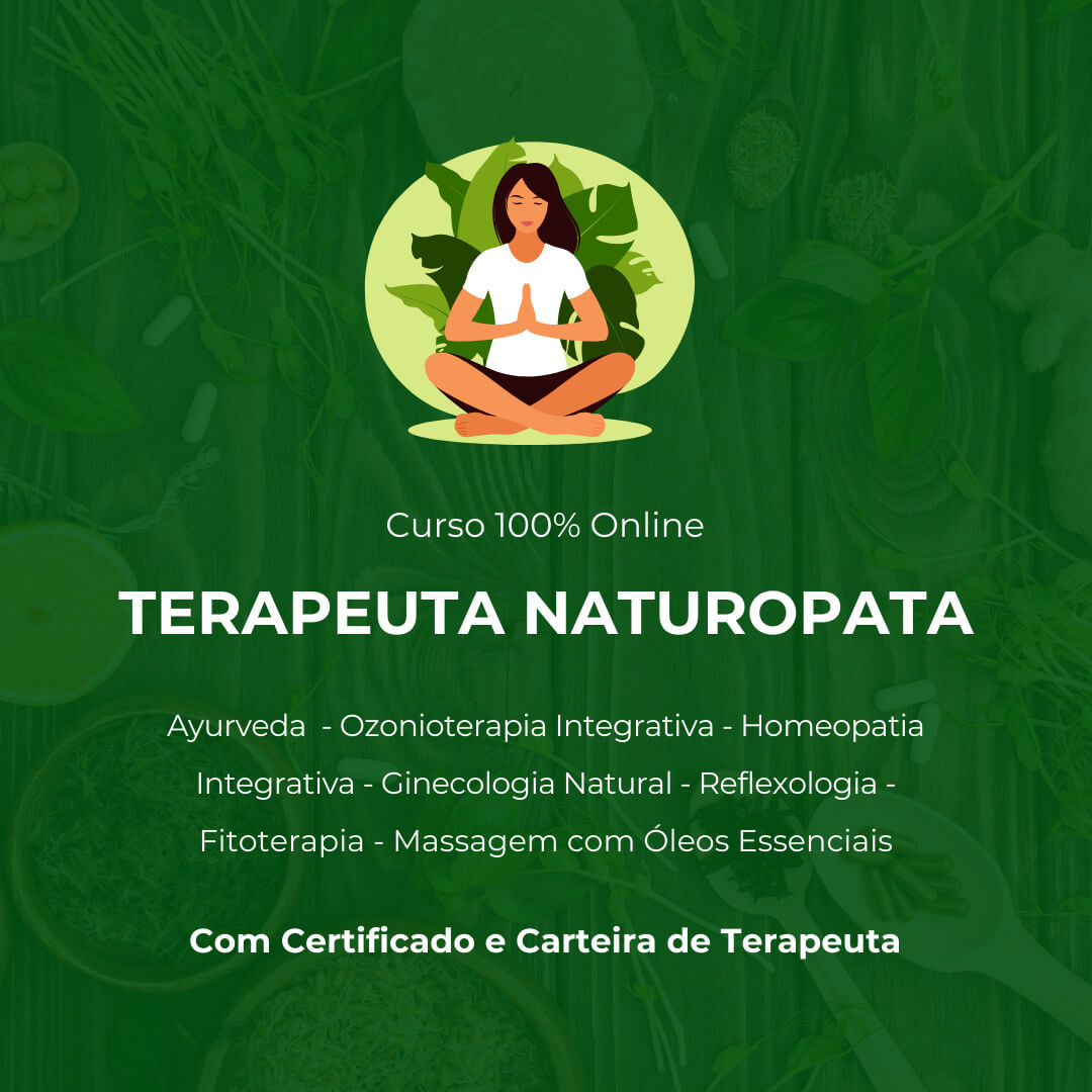 Formação em Naturopatia Funciona? Sim, a Formação em Naturopatia funciona. Esse curso de Naturopatia visa formar especialistas em bem-estar holístico, utilizando práticas antigas e modernas para promover a saúde do corpo e da mente. Formação em Naturopatia Vale a Pena? Sim, a Formação em Naturopatia vale a pena. O curso de Naturopatia oferecido destaca-se por promover o equilíbrio natural da saúde, enfatizando a utilização dos poderes curativos da natureza Para quem a Formação em Naturopatia é Bom? O público-alvo é diversificado e inclui iniciantes, terapeutas que desejam aprimorar seus atendimentos com novas técnicas, e experts que buscam aperfeiçoamento para se destacar no mercado terapêutico.