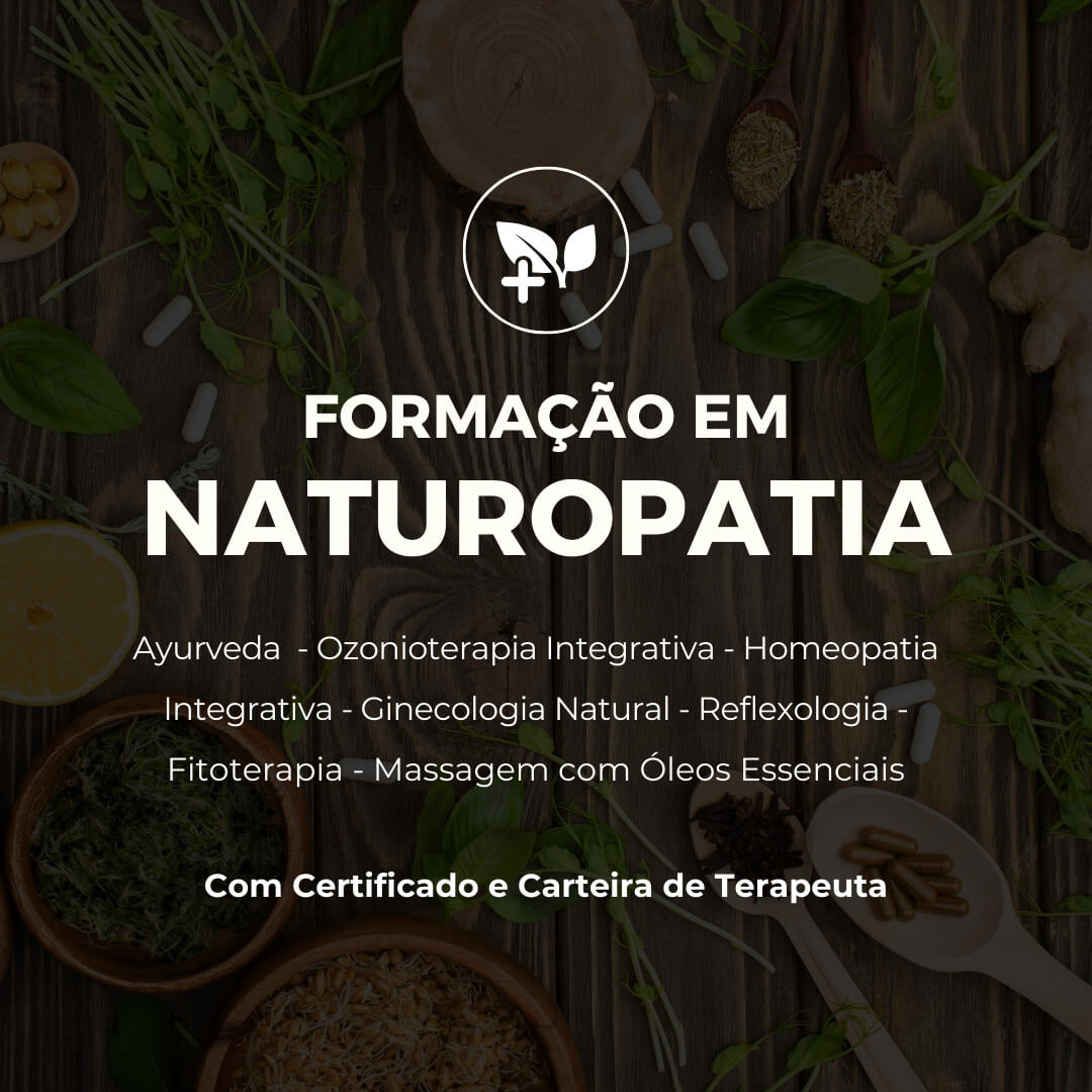 Formação em Naturopatia Funciona? Sim, a Formação em Naturopatia funciona. Esse curso de Naturopatia visa formar especialistas em bem-estar holístico, utilizando práticas antigas e modernas para promover a saúde do corpo e da mente. Formação em Naturopatia Vale a Pena? Sim, a Formação em Naturopatia vale a pena. O curso de Naturopatia oferecido destaca-se por promover o equilíbrio natural da saúde, enfatizando a utilização dos poderes curativos da natureza Para quem a Formação em Naturopatia é Bom? O público-alvo é diversificado e inclui iniciantes, terapeutas que desejam aprimorar seus atendimentos com novas técnicas, e experts que buscam aperfeiçoamento para se destacar no mercado terapêutico.