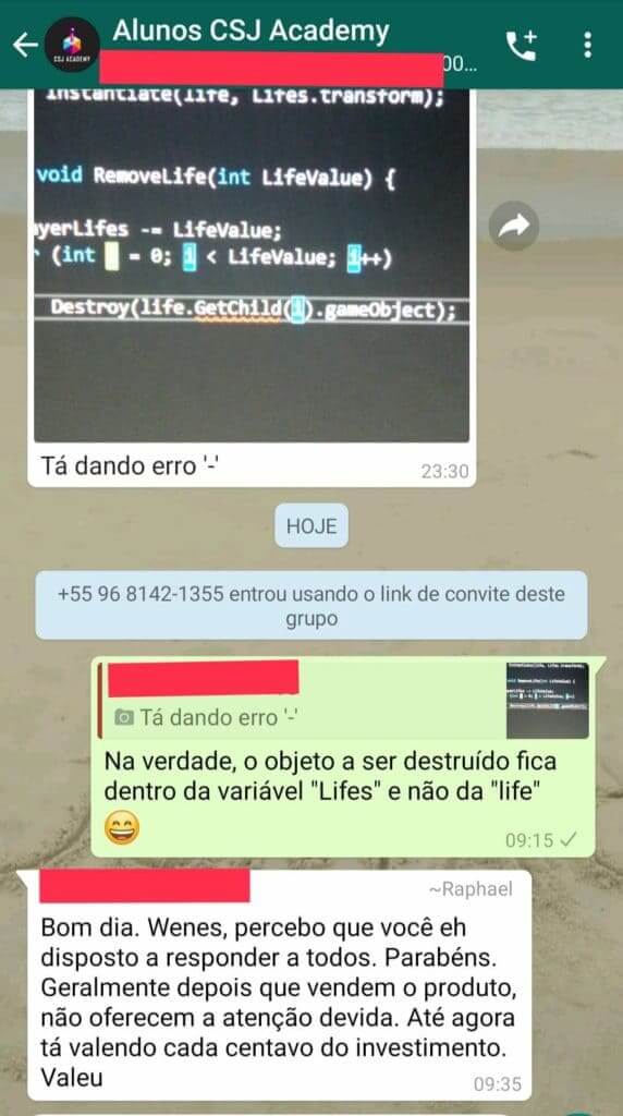 O Curso Start Gamedev Funciona? Sim, o Curso Start Gamedev funciona. O curso tem como objetivo ensinar pessoas sem conhecimento prévio sobre desenvolvimento de jogos a criar o seu primeiro jogo em poucos dias. Ele vai te ensinar passo a passo prático a desenvolver seu próprio jogo. Além disso, é 100% online, permitindo que os alunos assistam de qualquer lugar e a qualquer hora. Ainda possui Suporte direto com o professor através do Telegram para auxiliar os alunos durante todo o processo de aprendizado. O Curso Start Gamedev Vale a Pena? Sim, o Curso Start Gamedev vale a pena. O curso é continuamente atualizado, proporcionando aos alunos acesso a novas informações sem custos adicionais.  O curso é dividido em módulos que cobrem desde a introdução até aspectos específicos do desenvolvimento de jogos, como cenários, personagens, NPCs, sistemas de crafting, plantação, HUD, sistema de pesca, sistema de construção, combate e áudio. Para quem o Curso Start Gamedev é Bom? Destinado a iniciantes sem conhecimento prévio em desenvolvimento de jogos. Pessoas interessadas em criar seu primeiro jogo de forma prática e rápida, visando até mesmo o uso do jogo como portfólio para possíveis oportunidades de emprego na indústria de desenvolvimento de jogos.