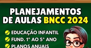 O Planejamentos de Aulas - BNCC 2024 Funciona? Sim, o Planejamentos de Aulas - BNCC 2024 funciona. Os professores receberão Atividades e Planejamentos de Aulas Anuais para todas as disciplinas e ensinos. Esses conteúdos foram desenvolvidos com o objetivo de orientar e auxiliar os professores que enfrentam dificuldades ao elaborar seus planejamentos, seja por falta de tempo devido à correria do dia a dia ou por outras razões. O material oferecido é de qualidade e está atualizado de acordo com a BNCC, sendo adaptável às diferentes realidades escolares. O Planejamentos de Aulas - BNCC 2024 Vale a Pena? Sim, o Planejamentos de Aulas - BNCC 2024 vale a pena. Além disso, os professores terão a liberdade de editar os planejamentos no Word após o sétimo dia de pagamento, permitindo que personalizem o conteúdo de acordo com suas necessidades. Dessa forma, a proposta é fornecer um suporte abrangente aos professores, para que possam se concentrar no ensino, contando com recursos confiáveis e flexíveis que auxiliem em suas atividades pedagógicas. Para quem o Planejamentos de Aulas - BNCC 2024 é Bom? Para Professores do Berçário e Pré-escola; Para Professores da Educação infantil; Para Professores do Fundamental 1 (1° ao 5°ano); Para você recém formado(a) que sente dificuldades em saber por onde começar; Para você que tem dificuldades de disciplina em sala; Para você que tem dificuldades em elaborar seu próprio planejamentos de aulas; Para você que está sem ideias de conteúdos para aplicar com seus alunos; Para você que precisa de planejamentos prontos, detalhados e editáveis no WORD; Para você que procura atividades com todos os códigos da BNCC;