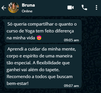 O Curso de Yoga Alfa Funciona? Sim, o Curso de Yoga Alfa funciona. Em nossa jornada em busca de equilíbrio e bem-estar, o yoga se destaca como uma prática ancestral que vai além do físico, alcançando uma profunda conexão entre mente, corpo e espírito. O 'Curso de Yoga Alfa - Redefina Seus Limites e Conquiste a Harmonia' representa uma oportunidade única para mergulhar nesse universo transformador. O que diferencia nosso curso de yoga? Vamos além das posturas e técnicas físicas; oferecemos uma imersão completa nos princípios e filosofia por trás dessa arte milenar. É uma jornada que promete revolucionar não apenas sua prática de yoga, mas sua vida como um todo. O Curso de Yoga Alfa Vale a Pena? Sim, o Curso de Yoga Alfa vale a pena. Ao adentrar o curso, você será conduzido a explorar os segredos do yoga - desde a consciência mental até a respiração consciente. A proposta é não apenas praticar movimentos, mas entender os princípios que sustentam essa filosofia de vida. Mais do que uma prática física, o yoga é uma jornada interior. Este curso é uma oportunidade de autodescoberta que transformará não apenas sua prática de yoga, mas sua vida em todos os níveis. Para quem o Curso de Yoga Alfa é Bom? Iniciantes Curiosos: Indivíduos que estão começando sua jornada no mundo do yoga e desejam aprender os fundamentos dessa prática holística. Praticantes Intermediários: Pessoas com algum conhecimento prévio em yoga que desejam aprimorar suas habilidades e compreensão dos princípios subjacentes. Buscadores de Bem-Estar: Aqueles que procuram maneiras naturais e holísticas de melhorar seu bem-estar físico e mental, aliviando o estresse e a tensão do dia a dia. Interessados em Autodesenvolvimento: Indivíduos que buscam crescimento pessoal e autodescoberta, interessados em explorar novas abordagens para uma vida mais equilibrada e significativa. Profissionais com Estilo de Vida Ativo: Pessoas ocupadas que desejam incorporar práticas de relaxamento e autocuidado em sua rotina agitada. Adeptos da Saúde Natural: Entusiastas de abordagens naturais de saúde e bem-estar, interessados em explorar os benefícios do yoga para o corpo e a mente. Indivíduos em Busca de Harmonia Interior: Aqueles que desejam encontrar uma maior conexão consigo mesmos e com o mundo ao seu redor, buscando equilíbrio emocional e espiritual.