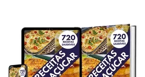 O Livro 720 Receitas Zero Açúcar e sem Glúten Funciona? Sim, o Livro 720 Receitas Zero Açúcar e sem Glúten funciona. Se você está em busca de uma alimentação saudável, sem abrir mão do sabor, o e-Book é o seu novo aliado na cozinha. Com mais de 720 receitas cuidadosamente elaboradas, este livro digital é perfeito para quem deseja manter uma dieta equilibrada, sem açúcar e sem glúten, mas com muita variedade e criatividade. Adotar uma alimentação saudável não precisa ser complicado. O livro oferece opções deliciosas para todas as refeições do dia, garantindo que você possa desfrutar de pratos nutritivos, sem se preocupar com restrições alimentares. Com receitas que vão do café da manhã ao jantar, incluindo doces e sobremesas, este e-Book facilita a tarefa de preparar refeições que promovem saúde e bem-estar. O Livro 720 Receitas Zero Açúcar e sem Glúten Vale a Pena? Sim, o Livro 720 Receitas Zero Açúcar e sem Glúten vale a pena. Além de ajudar no controle dos índices glicêmicos, as receitas apresentadas no e-Book contribuem para a redução do estresse e melhoria da qualidade do sono, fatores essenciais para uma vida equilibrada. As opções low carb e com baixas calorias também são ideais para quem busca manter ou perder peso, sem abrir mão do prazer de comer bem. Com o livro, você transformará sua rotina na cozinha, preparando pratos que respeitam suas necessidades alimentares sem sacrificar o sabor. Invista em sua saúde e desfrute de uma culinária diversificada e deliciosa! Para quem o Livro 720 Receitas Zero Açúcar e sem Glúten é Bom? Pessoas com restrições alimentares: Aqueles que precisam ou optam por uma dieta sem açúcar, sem glúten, sem lactose ou low carb, como diabéticos, celíacos e intolerantes à lactose. Indivíduos em busca de uma alimentação saudável: Pessoas que desejam manter ou melhorar sua saúde por meio de uma alimentação equilibrada, com foco em ingredientes naturais e nutritivos. Quem deseja perder peso ou manter uma dieta de controle de calorias: O eBook é ideal para quem busca receitas de baixas calorias, ajudando no controle ou na perda de peso. Cozinheiros e entusiastas da culinária: Aqueles que gostam de experimentar novas receitas e querem explorar opções saudáveis e saborosas para todas as refeições do dia. Pessoas que buscam praticidade na cozinha: O e-Book também atrai quem procura receitas rápidas e fáceis de preparar, sem abrir mão da qualidade nutricional e do sabor. Famílias e indivíduos preocupados com a qualidade da alimentação: Quem deseja incorporar uma alimentação saudável em casa, beneficiando a si mesmo e aos seus entes queridos.