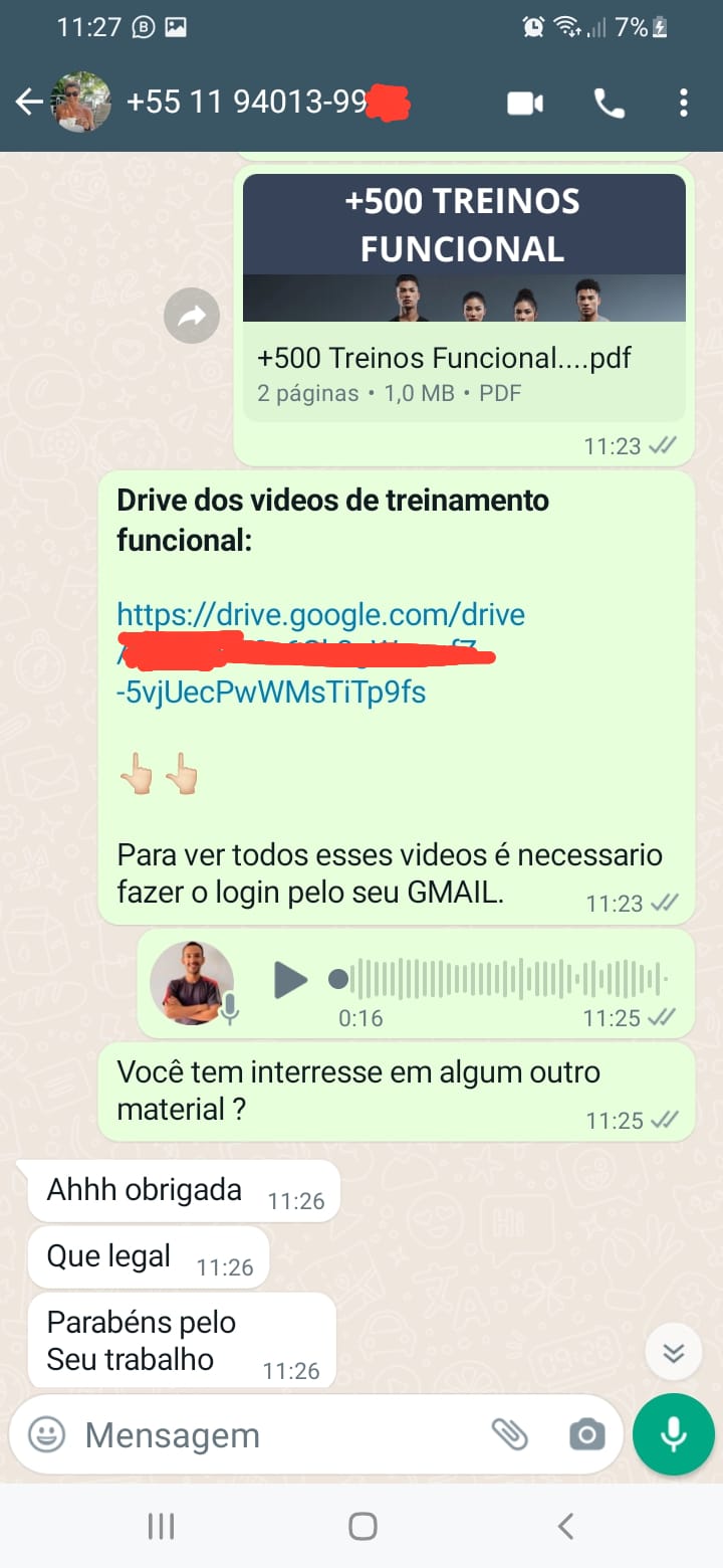 +500 Treinos de Funcional Funciona? Sim, +500 Treinos de Funcional funciona. Se você busca uma maneira eficaz e versátil de melhorar seu condicionamento físico, o curso pode ser a solução ideal para você. Com mais de 500 vídeos de treinos, esse programa foi desenvolvido para atender todos os níveis de praticantes, desde iniciantes até os mais avançados. Com um foco em praticidade e flexibilidade, ele pode ser feito de qualquer lugar, seja em casa, no parque ou até mesmo na academia. +500 Treinos de Funcional Vale a Pena? Sim, +500 Treinos de Funcional vale a pena. Ao adquirir o curso, você receberá um link para download e acesso imediato ao material. Caso tenha alguma dúvida, pode entrar em contato com o suporte via WhatsApp, e nossa equipe estará pronta para ajudar. O valor do curso está com um desconto exclusivo, disponível somente por tempo limitado. Aproveite essa oferta e faça a diferença na sua rotina de treinos! Para quem +500 Treinos de Funcional é Bom? Este curso é ideal para pessoas que desejam melhorar seu condicionamento físico, perder peso ou simplesmente manter uma rotina saudável de exercícios. Não importa se você é iniciante ou já tem experiência com treinos funcionais, os vídeos são adaptáveis para qualquer nível de habilidade.